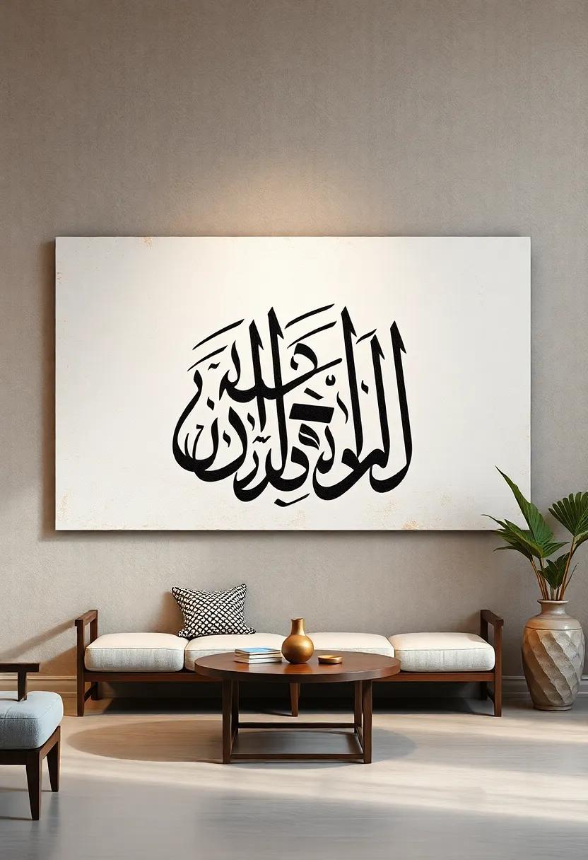A stunning canvas combining the art of ⁣calligraphy with photography, ⁢capturing the essence of Arabic heritage ‍in a contemporary context