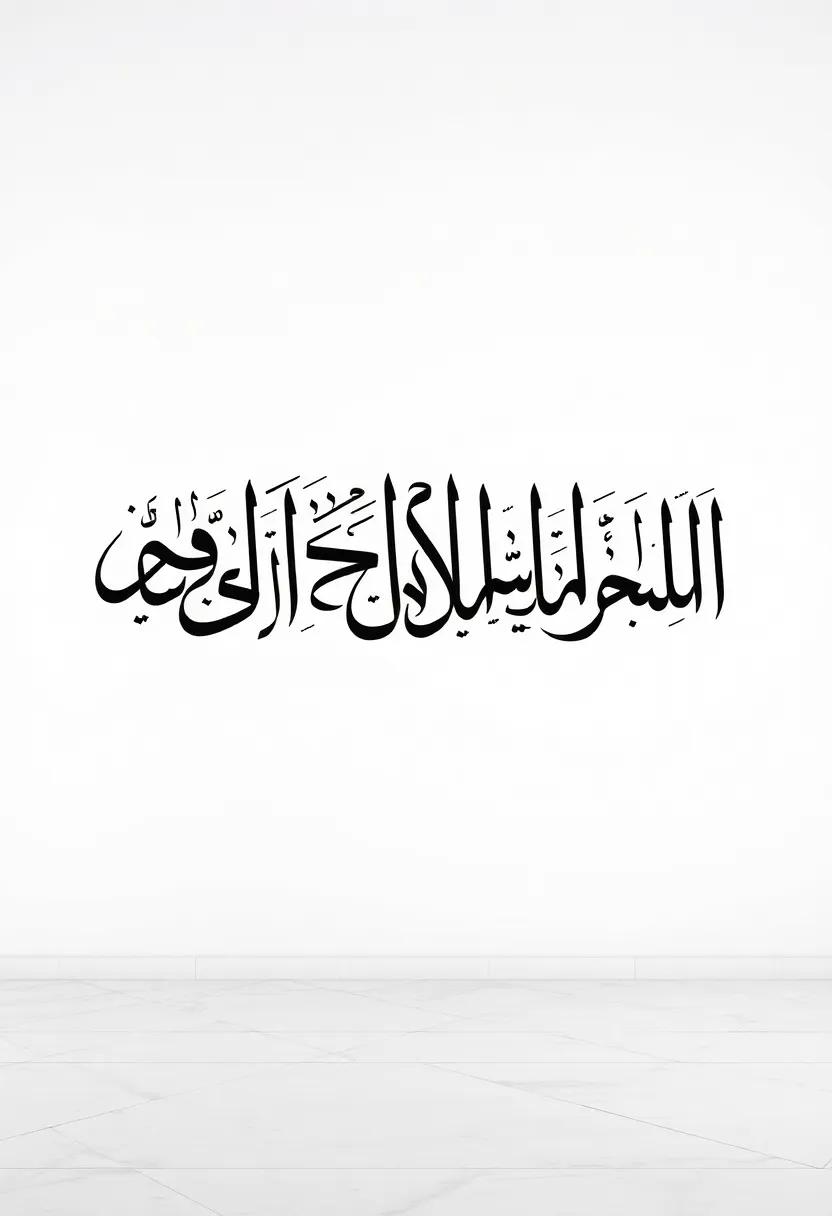 An exquisite calligraphic representation of the Arabic⁢ alphabet, emphasizing each letter's unique shape and significance