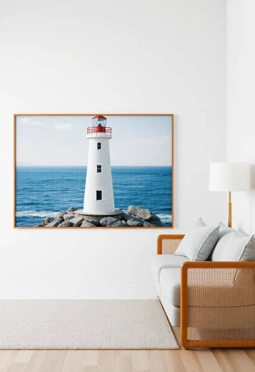Gallery Walls: Curating a Coastal ​Scene with Lighthouse⁢ Prints
