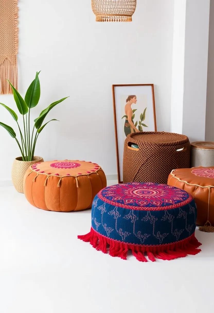 Create Versatility: Poufs serve multiple functions; ‌use them as footrests,extra seating,or even side tables,making them incredibly versatile