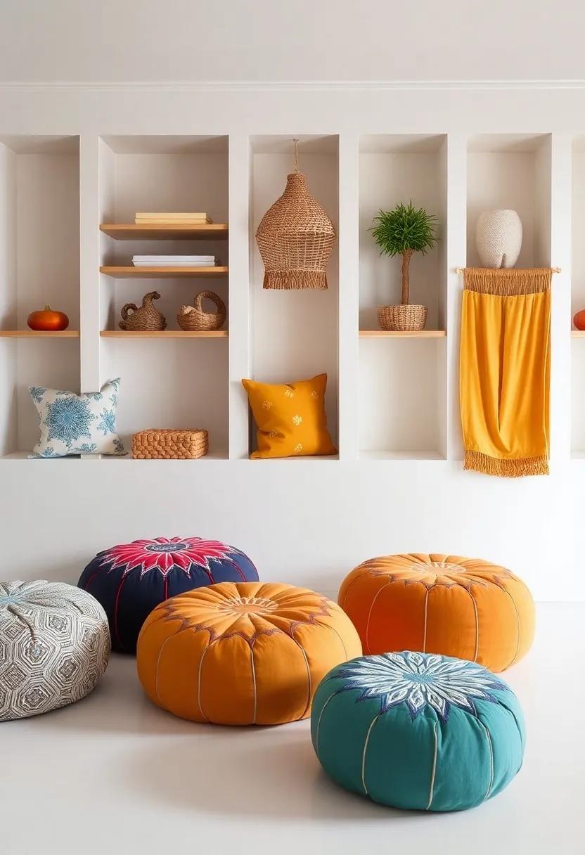 Provide Child-Friendly Options: Lightweight and versatile,poufs are perfect for children's play areas,offering both safety ⁤and fun