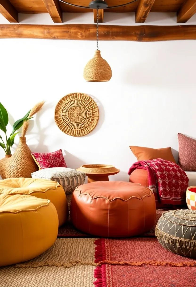 Perfect⁢ for Layering: Use poufs alongside textiles and other furnishings to create⁤ a beautifully layered, boho-chic environment