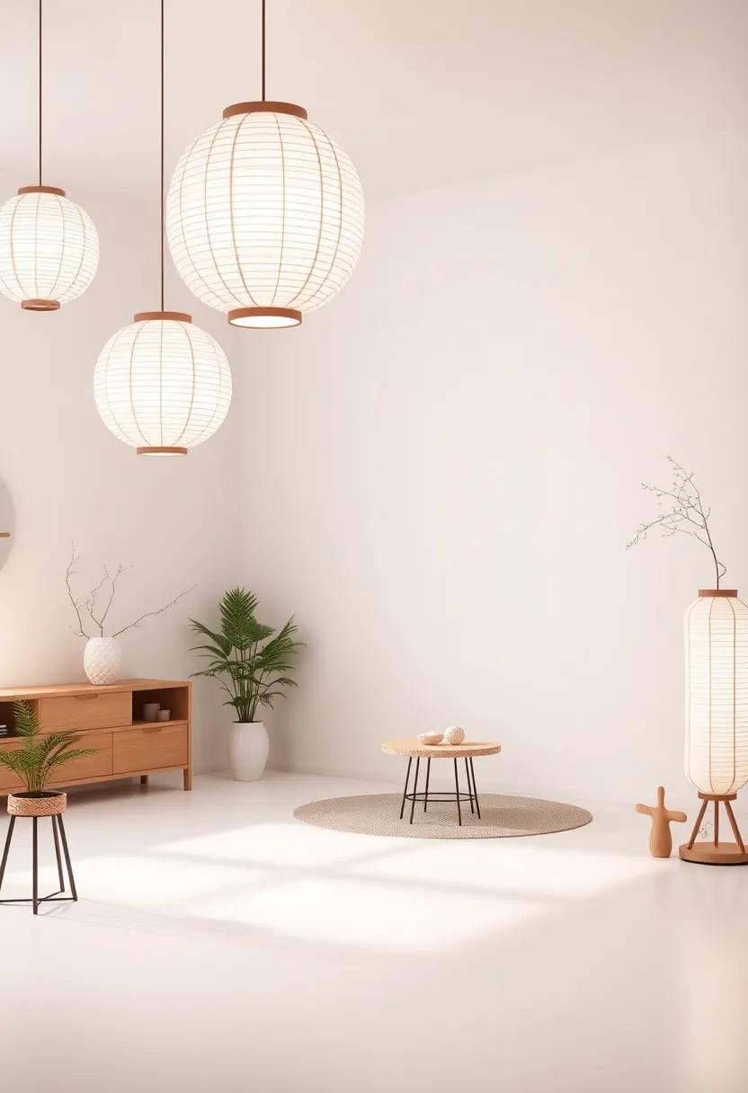 Elevating Minimalist Spaces With Streamlined Washi​ Lantern Aesthetics
