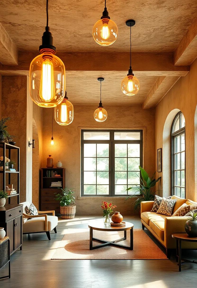 Delicate Glass Shades Creating Nostalgic Patterns of Light and Shadow in Vintage Settings