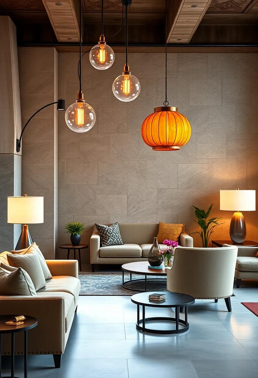 Warm Amber Tones of Art Deco Table Lamps Highlighting Luxury and Retro Glamour