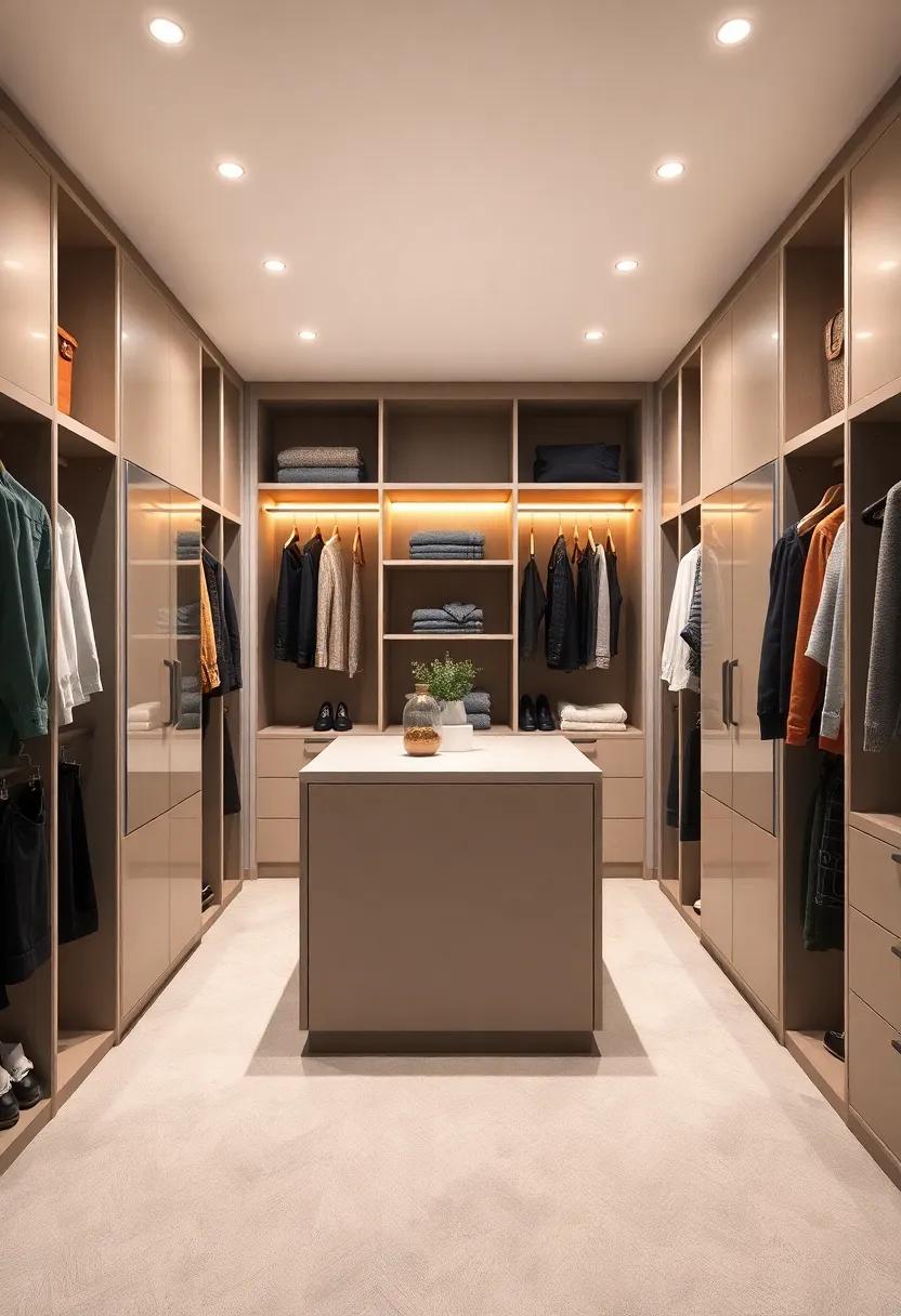 Multi-Functional Design:⁢ Choose a central island with built-in seating,‍ allowing for ⁣a cozy nook while⁢ offering ‍extra storage for folded items