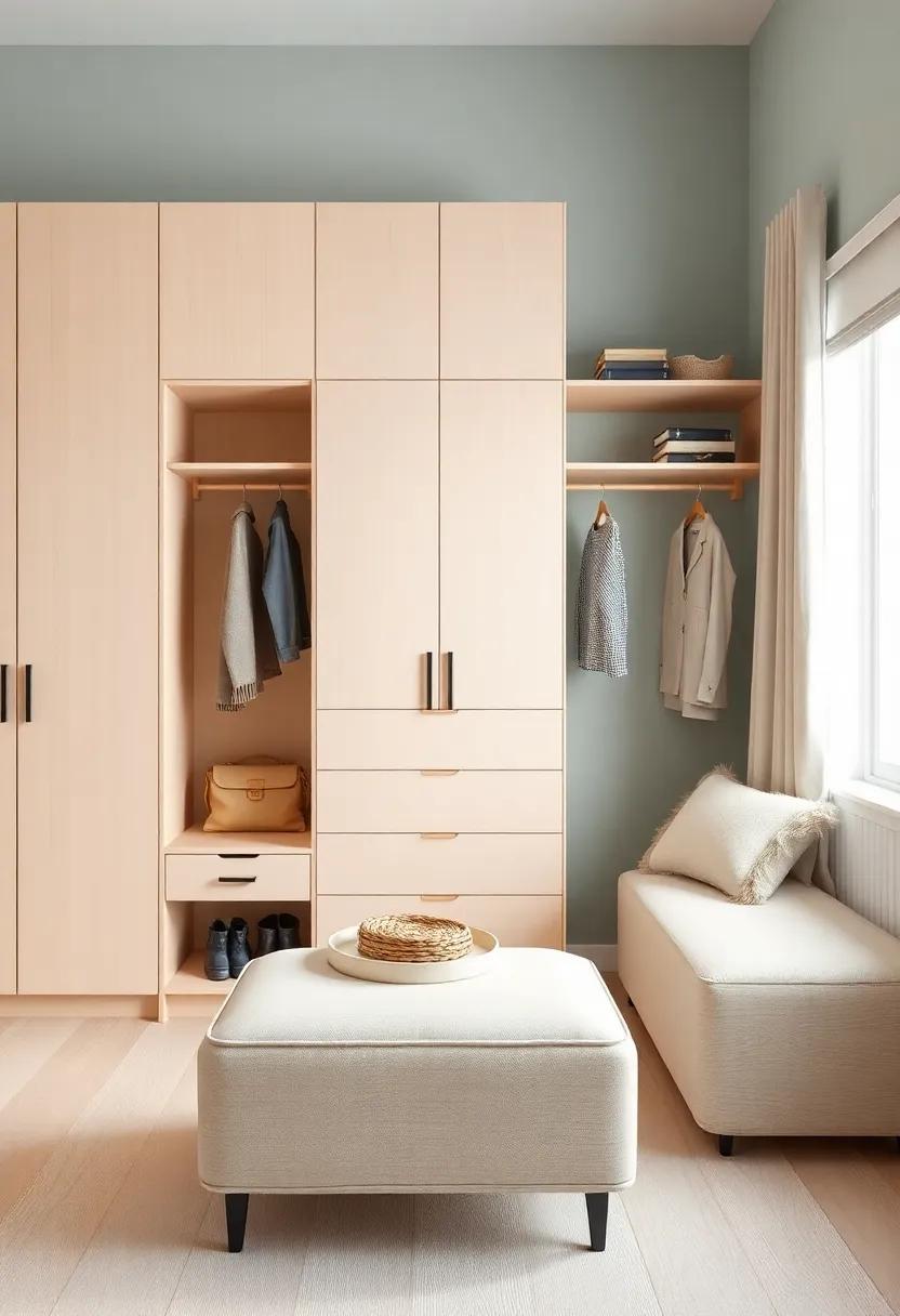 Convertible Furniture: Consider furniture that ⁢can serve double duty, like a ‍bench or⁣ ottoman that opens up for storage, perfect for tucking away ⁤shoes or bags