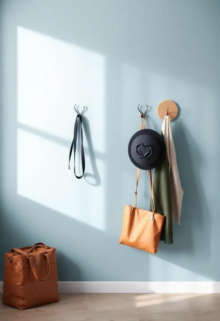 Wall-Mounted​ Hooks: Maximize⁢ wall space with decorative hooks for hanging⁢ bags,hats,or ‌scarves,keeping ‌frequently used items within reach and adding a personal touch