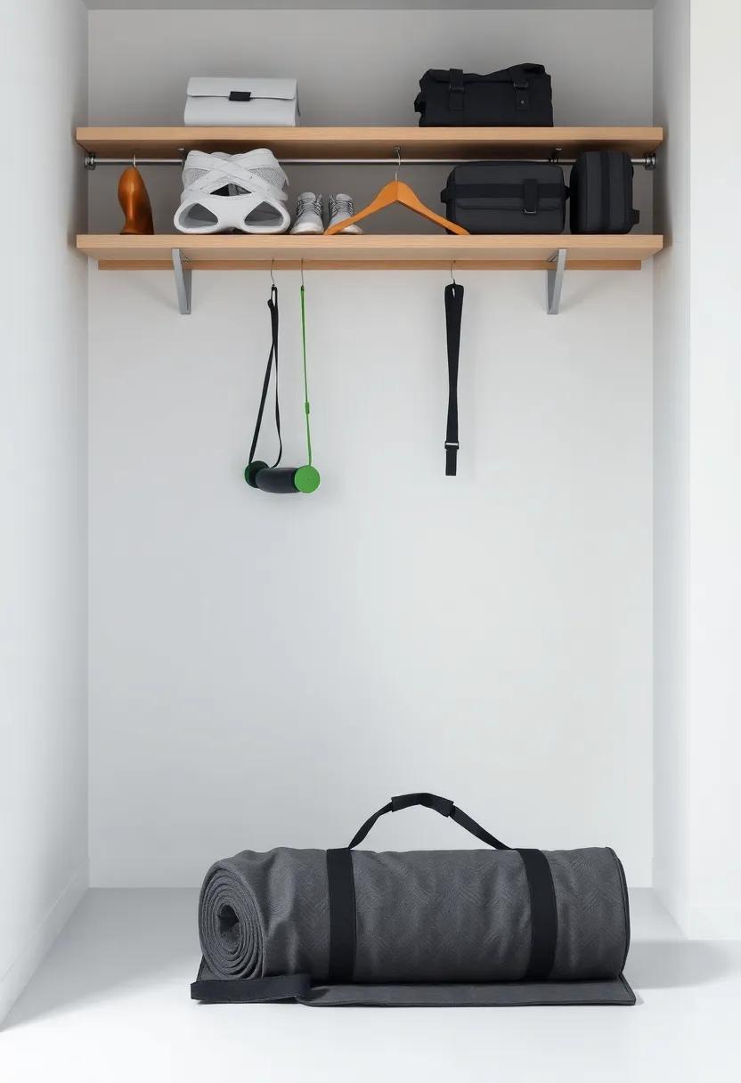 Foldable ‍gym ⁤mats with carry ‌straps for easy transport and ‍storage