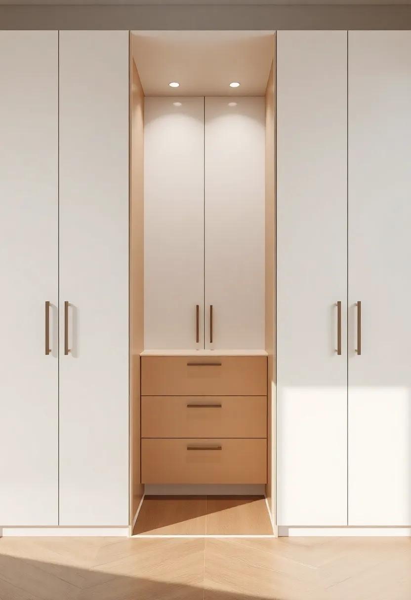 The Elegance of ⁤Minimalist Wardrobes Featuring ⁤Hidden Handles⁢ and​ smooth Door Surfaces