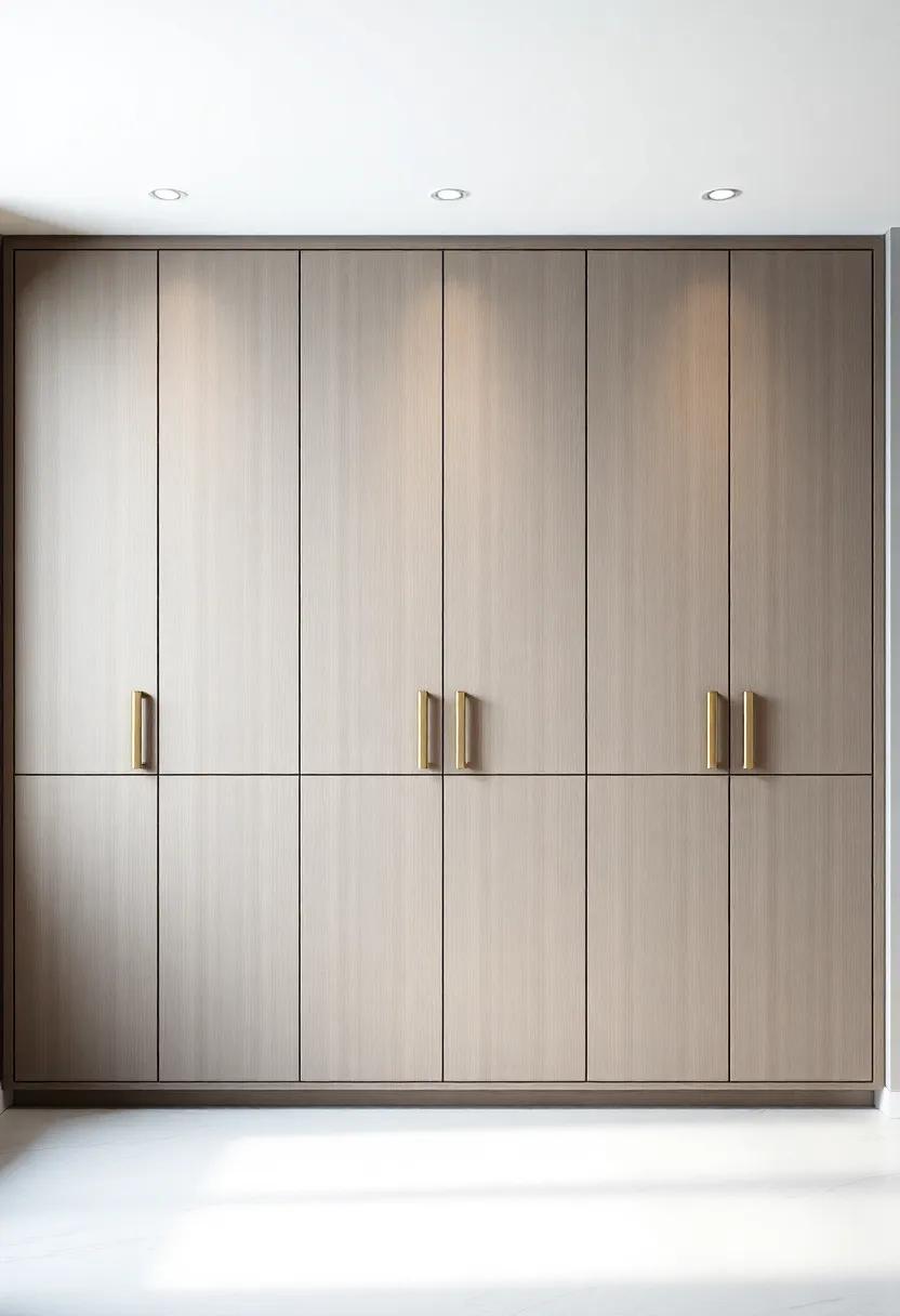 Soft Ambient‍ Lighting Highlighting ⁤the‌ Fluid Lines⁢ of Seamless⁤ Doors‌ and‌ invisible⁣ Handles