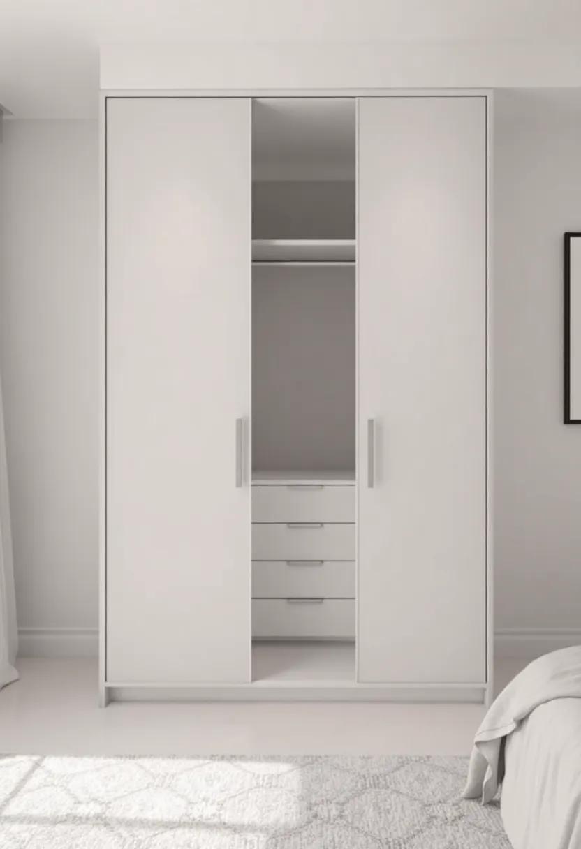monochrome Palette Embracing Seamless Doors That ​Promote Visual Calm ‍in a Chic⁣ Urban Bedroom