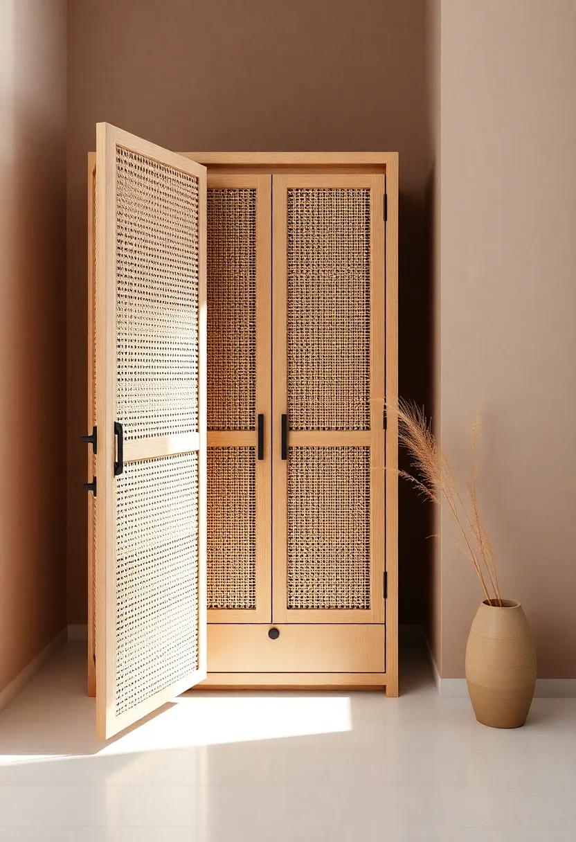 Color Trends: Tying in Rattan ⁣Wardrobes with Contemporary Styles