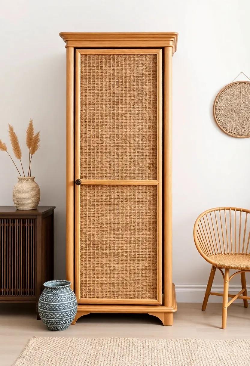 Seasonal Decor: ⁣adapting Rattan Wardrobes for year-Round Appeal