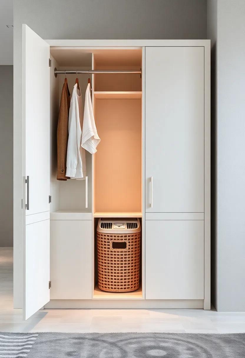 Urban Sophistication: This wardrobe speaks to city ⁤dwellers, featuring a ⁢modern design with a ⁤built-in ‍laundry basket ​that fits snugly within, complementing a ⁢sleek urban lifestyle