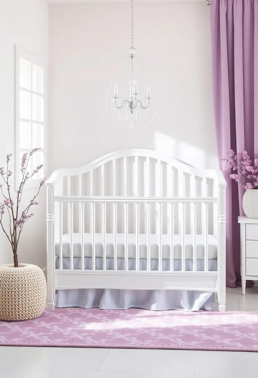 Choose a Crib‍ with Elegance: Opt ‌for a white,⁣ vintage-style crib that exudes ​charm ‍while ensuring safety and ⁤functionality