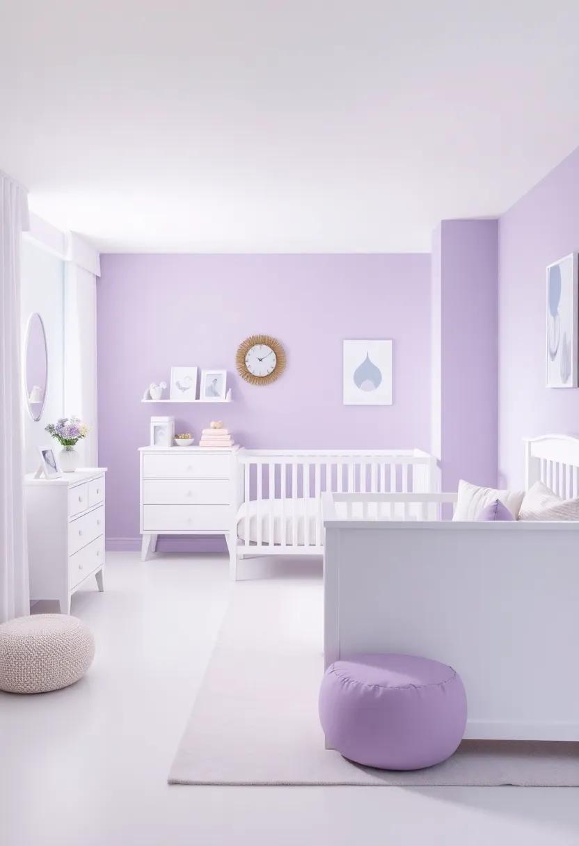 Choose ​Stylish Furniture: Select⁣ multi-functional furniture that blends lavender and ⁤white finishes ⁢to ​optimize space and⁢ aesthetic