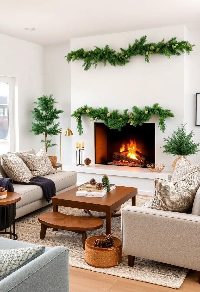 Bring ⁢the outdoors ⁤in with ⁤evergreen ​garlands ​and pinecone accents that⁣ celebrate ⁣the season’s natural ⁤beauty