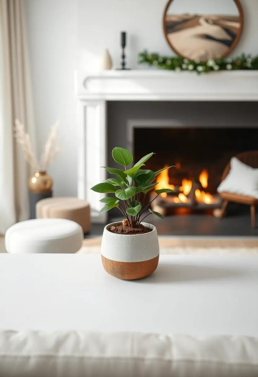Add ⁣a ⁤touch ⁣of ‌nature with a potted plant ⁢or ⁣two on ⁣the mantel, refreshing the room and purifying ‌the ⁤air during the ‍dry winter months