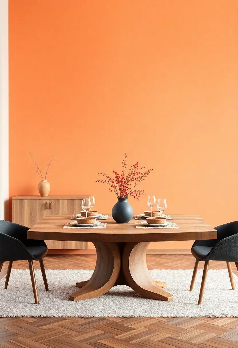 Color Palettes That ‌Pop: harmonizing Bold Shades ‌with wooden Tones