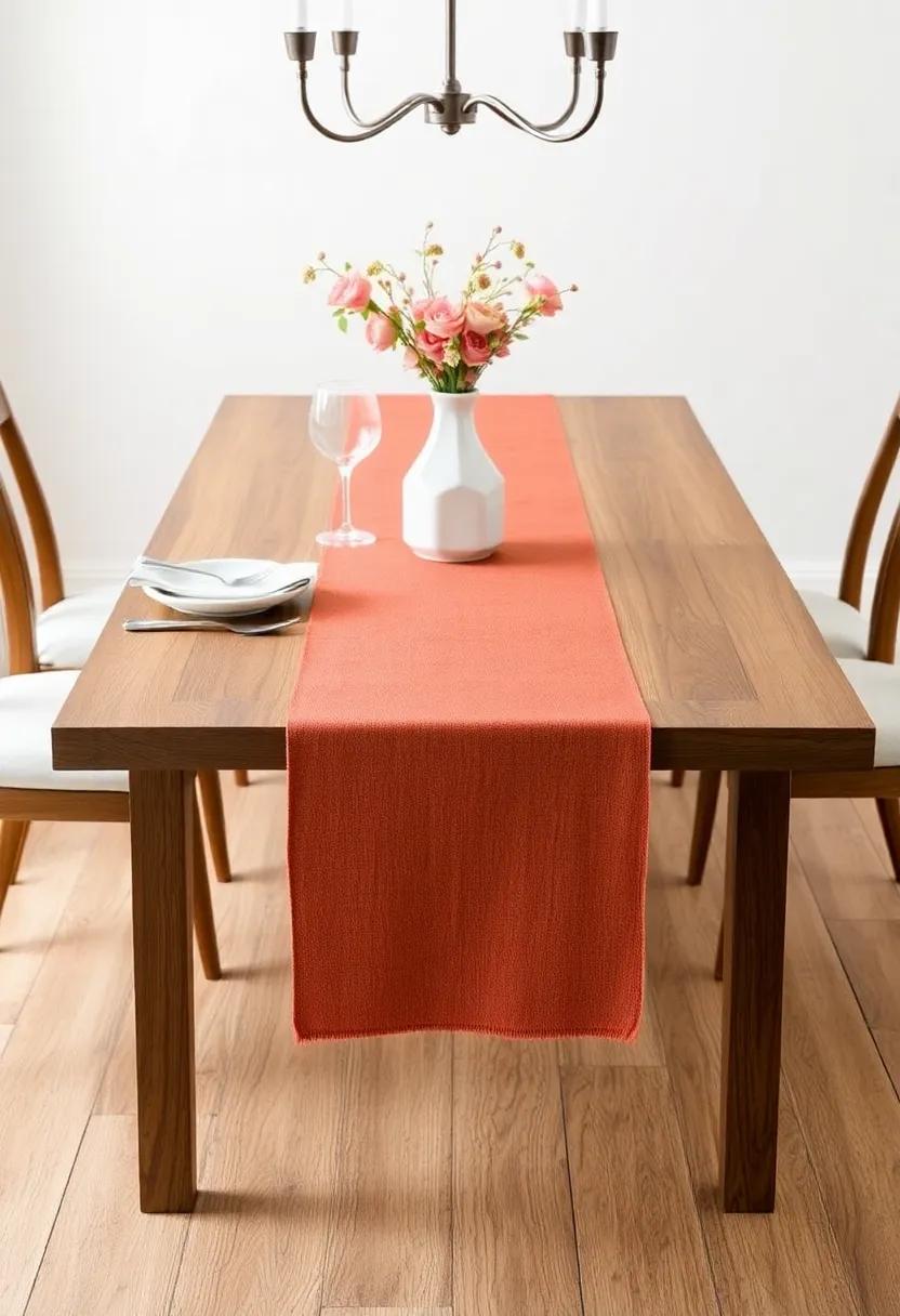 Elegant Table Runners: Choosing Fabrics That Complement and Contrast with Wood