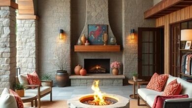 Cozy Rustic Outdoor Spaces: Crafting Warmth and Charm Around Fire Pits