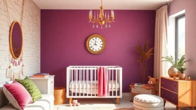 25 Delightful Ideas to Transform a Plum and Gold Girls Nursery Room with Style