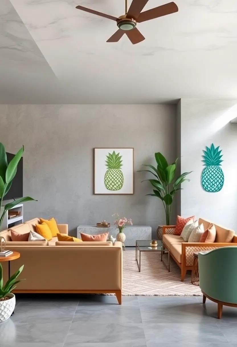 25 Tropical-Inspired Pineapple Motifs That Bring Island Vibes to Any Design