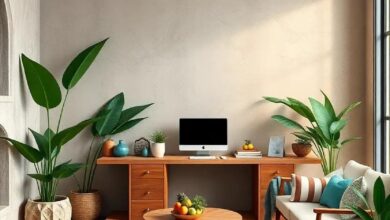 23 Inspiring Tropical Home Office Setups to Boost Your Productivity and Vibe