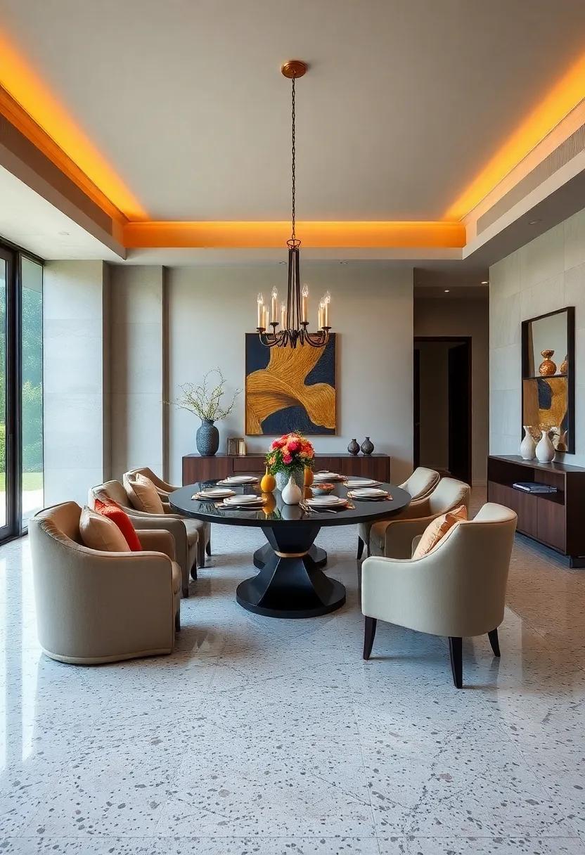 25 Stunning High-End Dining Room Ideas Featuring Chic Terrazzo Flooring Designs