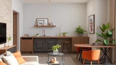 23 Stylish Studio Apartments with Built-In Breakfast Bars to Inspire Your Space