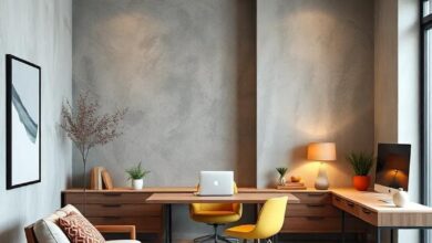 23 Sleek Neutral Home Offices Featuring Minimalist Desks for Calm Productivity
