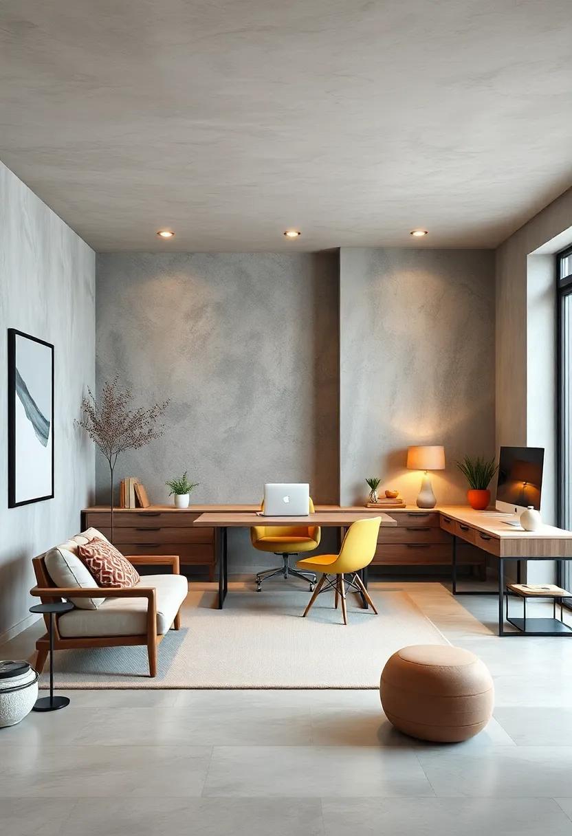 23 Sleek Neutral Home Offices Featuring Minimalist Desks for Calm Productivity