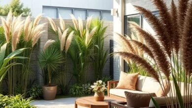 25 Stunning Tall Ornamental Grasses to Create a Living Fence for Your Garden
