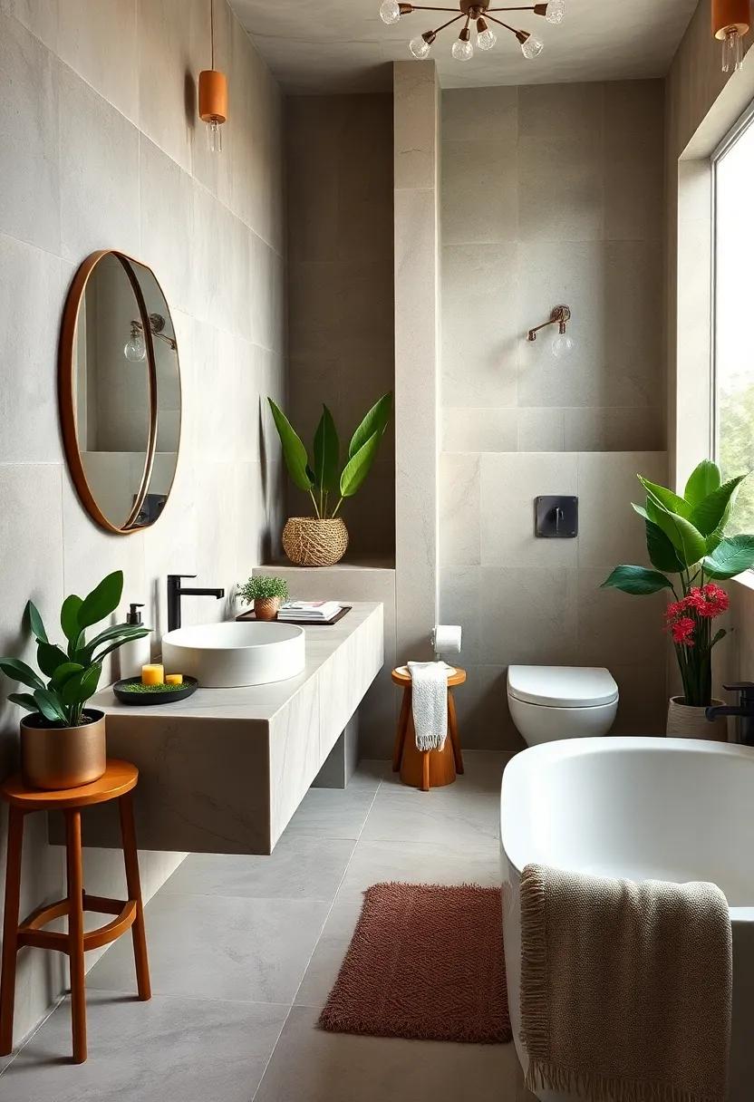 Add⁤ plants to bring‌ a touch of nature and freshness⁣ into ‌your bathroom