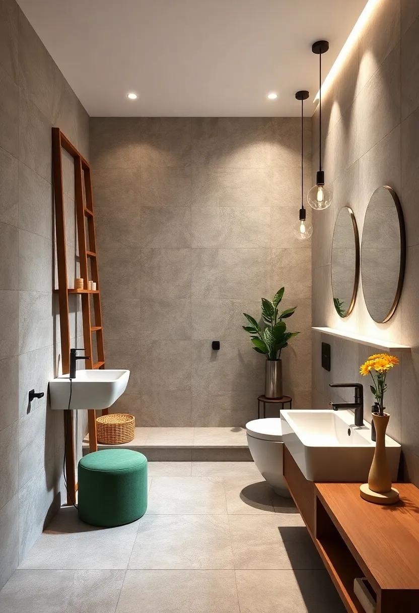 Incorporate vertical storage solutions like tall cabinets or ladder ‍shelves