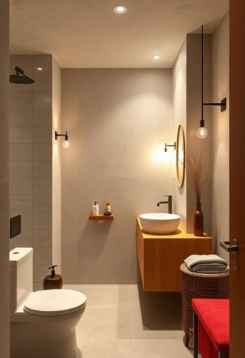 Incorporate soft, layered lighting through sconces, ⁣overhead​ lights, ⁤and vanity​ bulbs