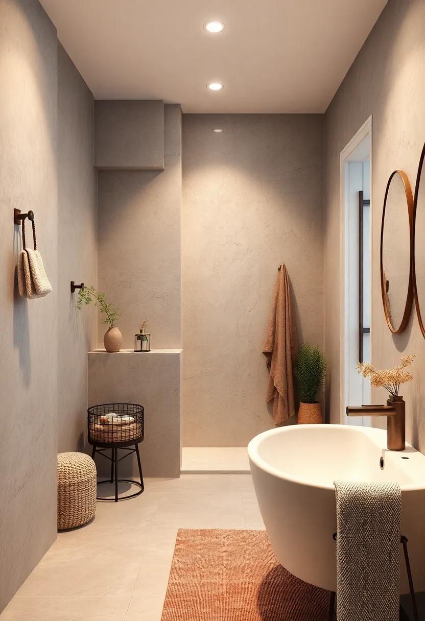 install hooks or racks behind doors ‌for towels and robes, maximizing hidden ⁢storage