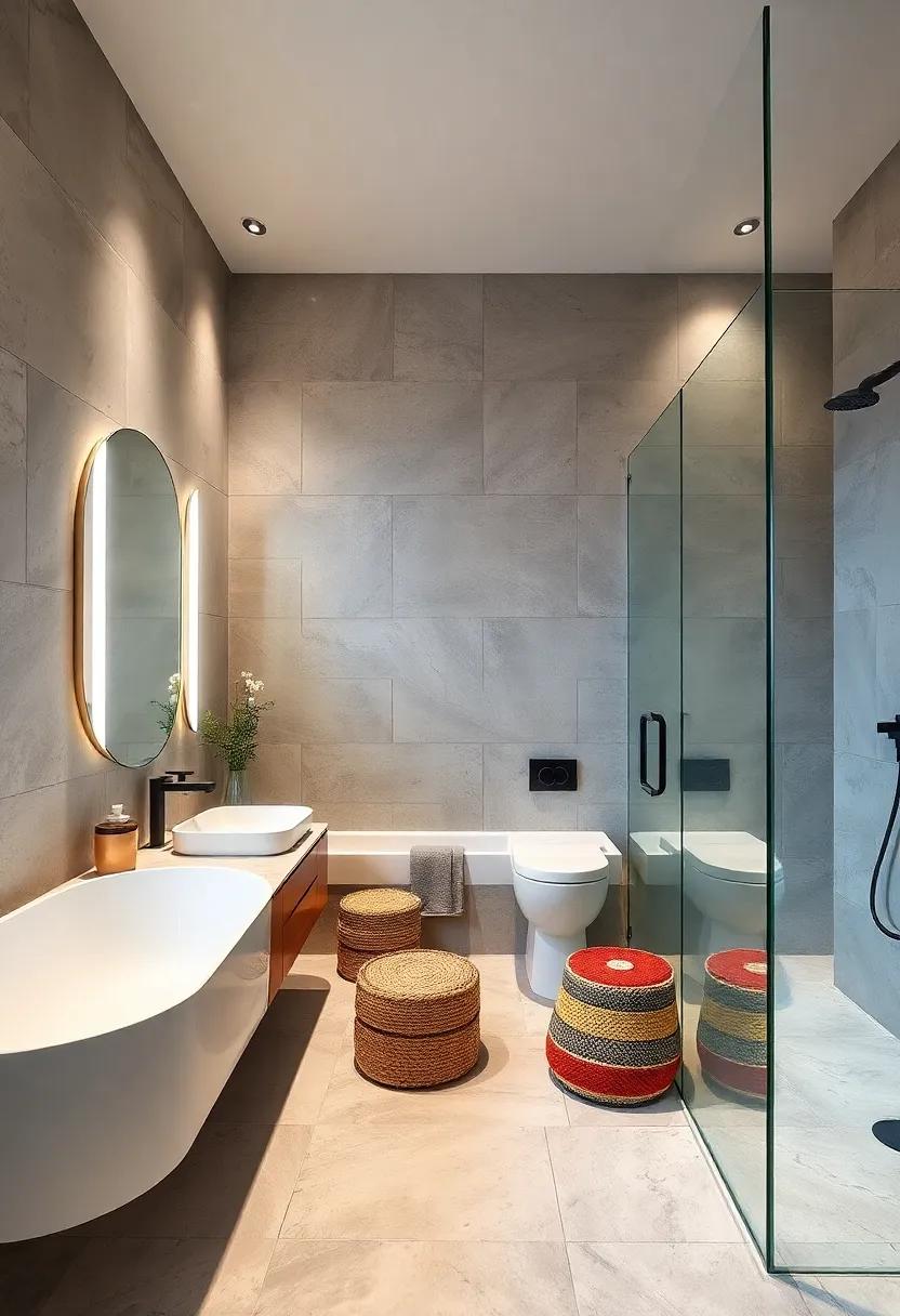 Use clear glass⁣ shower enclosures to ⁤maintain a seamless​ visual flow