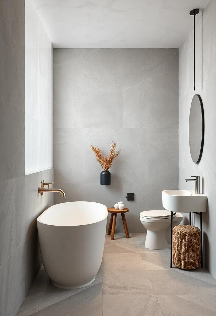 Use frosted glass ⁤and grey ​metallic accents‌ for window treatments or light ⁣fixtures