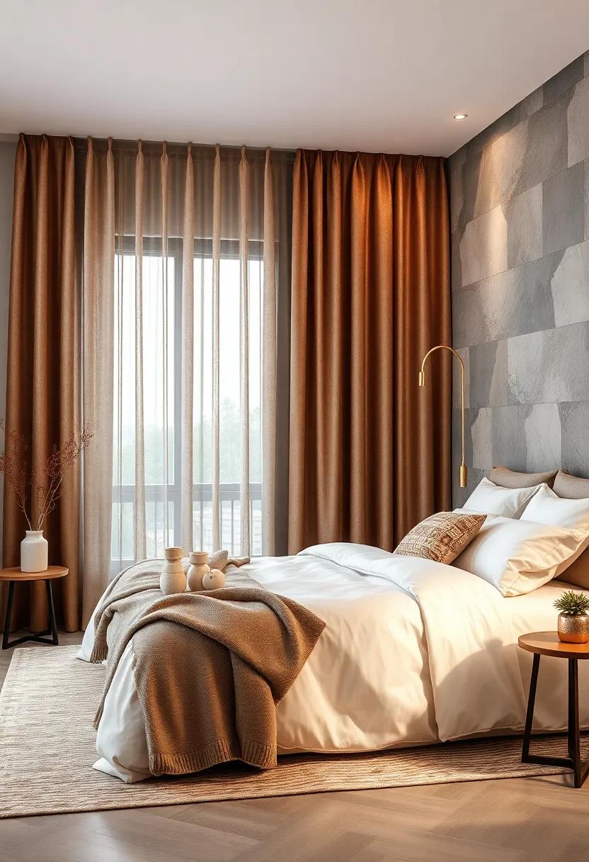 Wool Blend Curtains with Subtle ⁤Metallic Threads for a⁢ Cozy Yet Elegant Glow