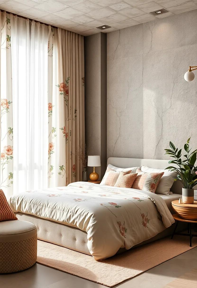 Floral Print Curtains in Soft Pastels to Bring⁢ a gentle, Cozy Feel