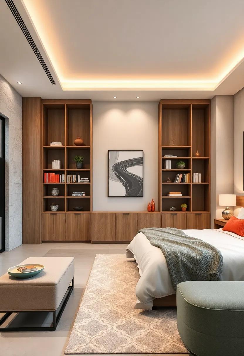 Integrating Built-In Shelves and Customized Bookcases for​ Practical Storage Without Sacrificing Style