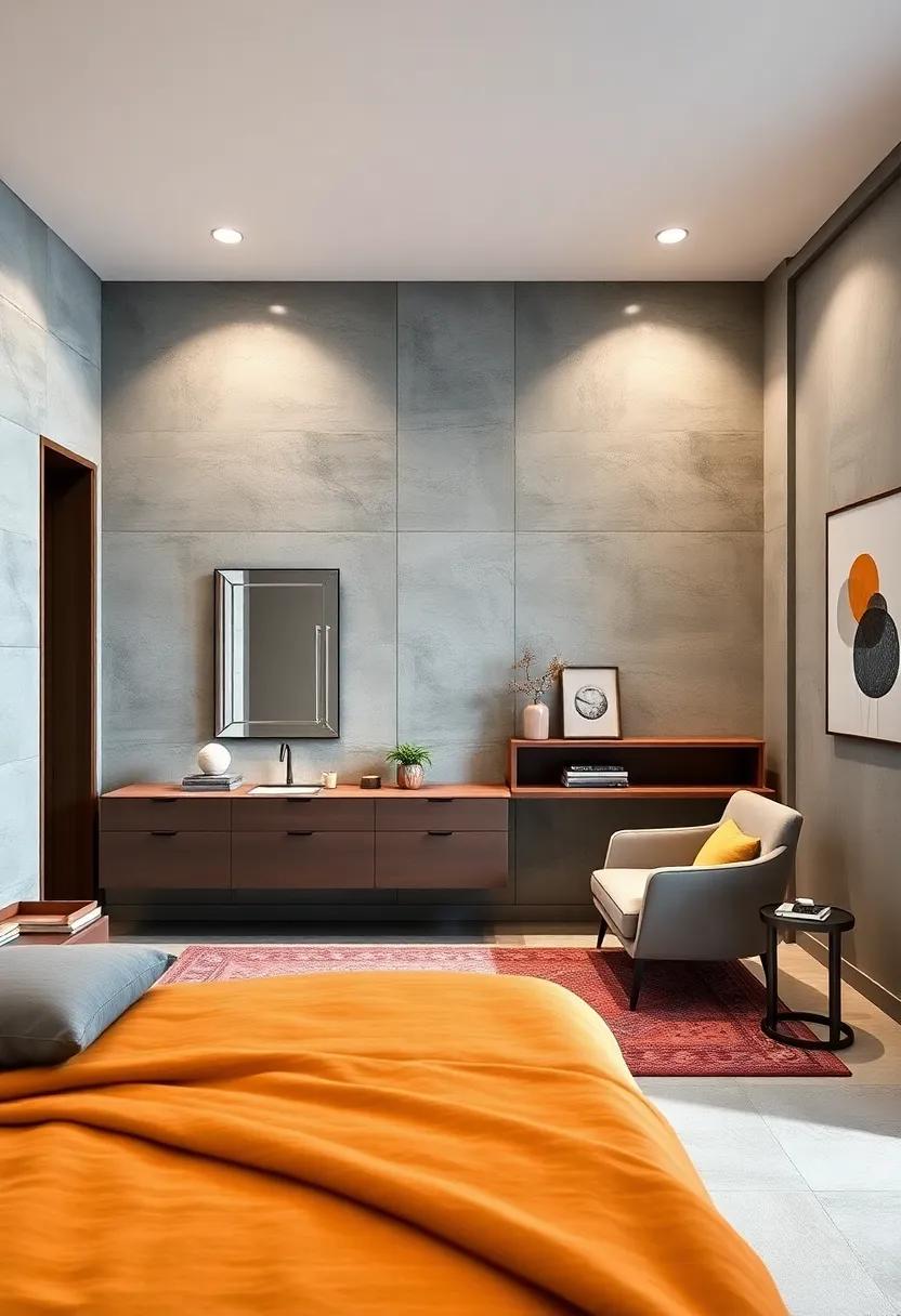 Utilizing​ Sleek Wall-Mounted Desks and Vanity Units to Optimize Space​ in Modern Guest Bedrooms