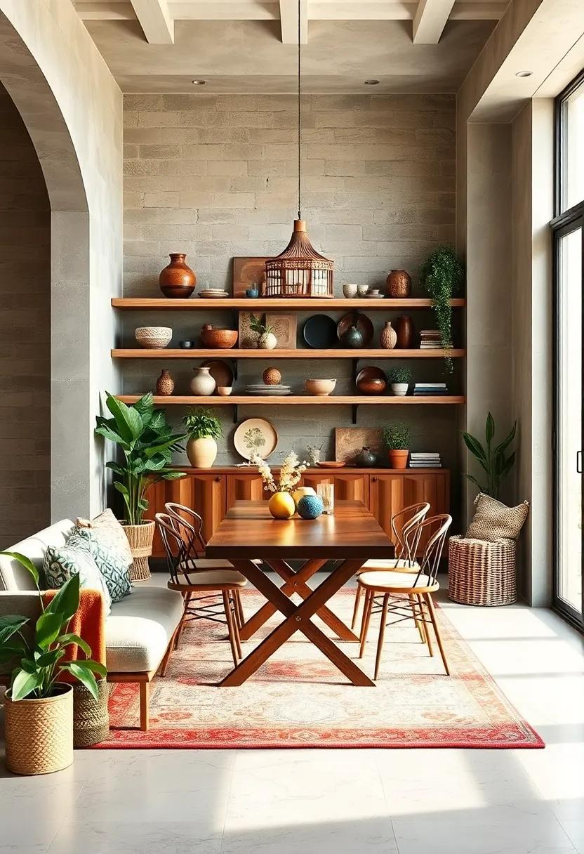 Opt for open shelving to display quirky collections and pottery brilliantly