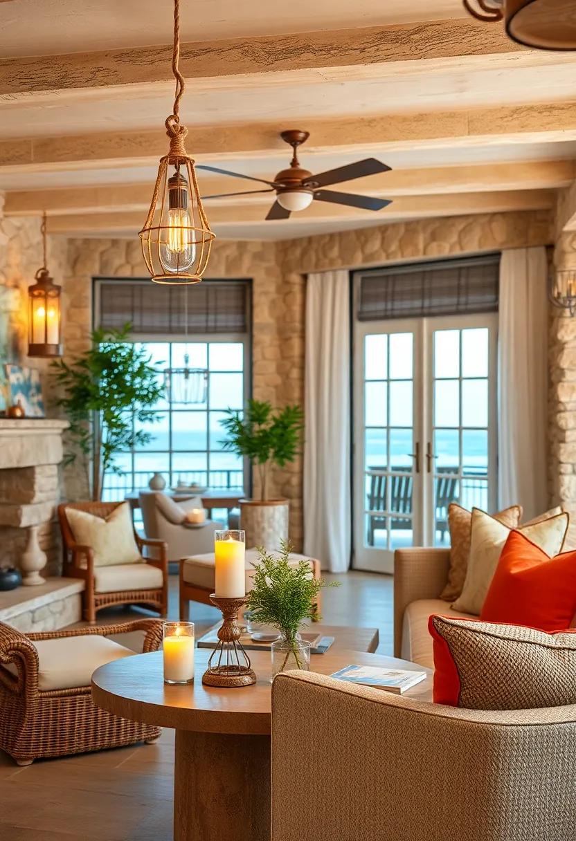 Rope Detail Candleholders with‍ LED Candles: Safe, weather-resistant lighting ‌for any coastal nook