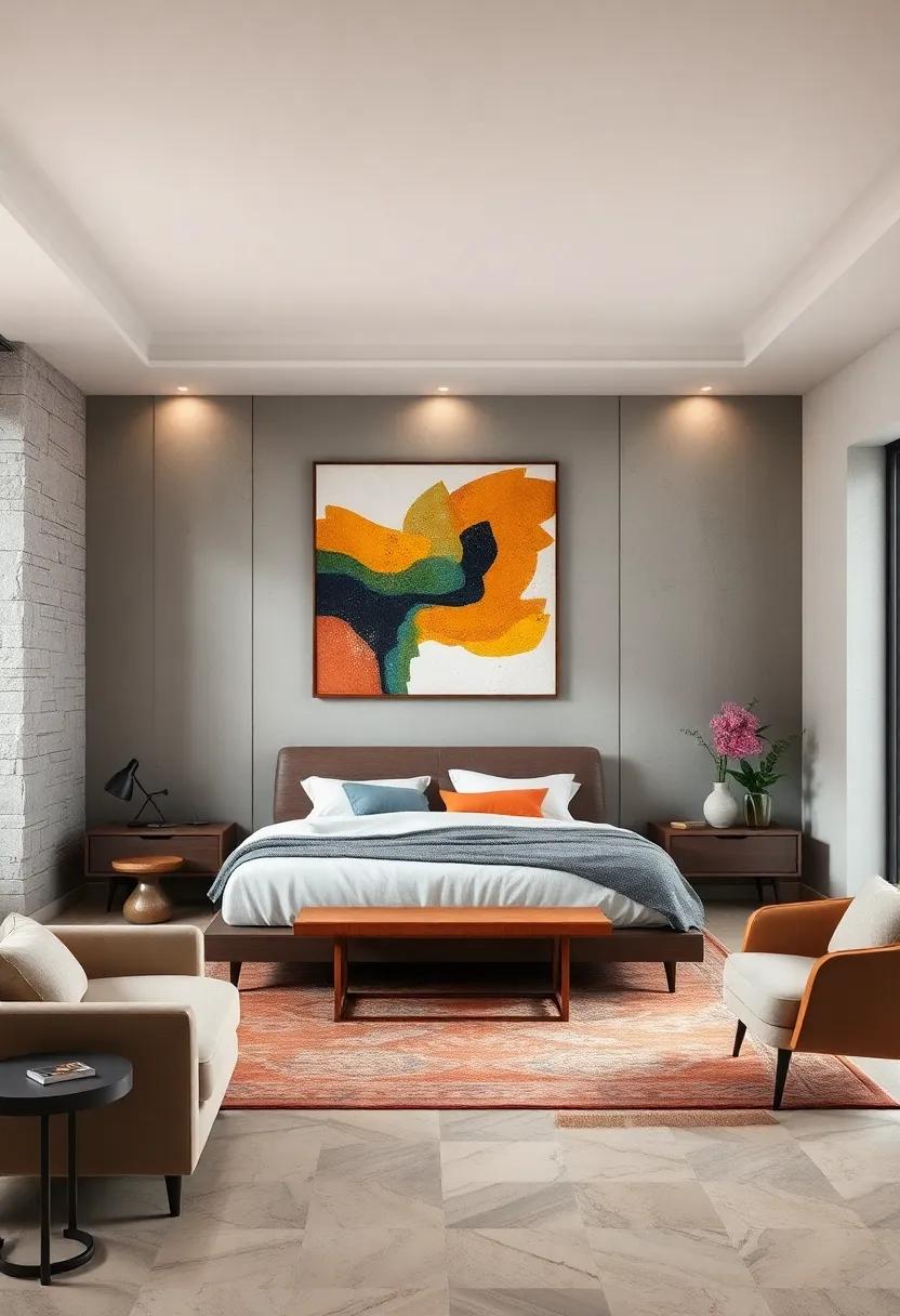 Hang ‍Abstract ‌Art Pieces for⁤ a Modern Touch