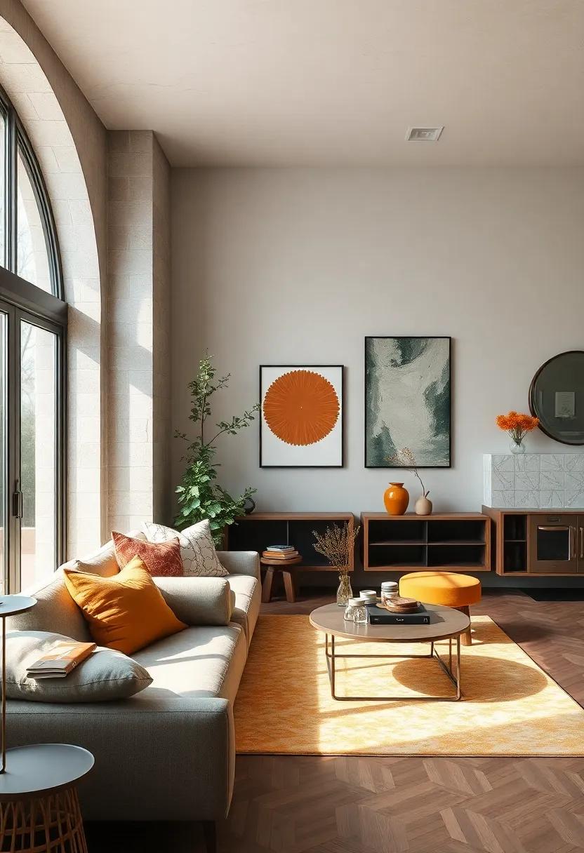 Combining Muted‌ Greens⁣ and ⁢Warm Mustard Tones ⁢for a Retro Inspired‌ Winter ​Vibe