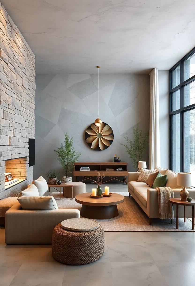 Cozy⁢ Layers of Cocoa Brown, cream, and ​sage ‍Green Evoking Woodland Winter Scenes