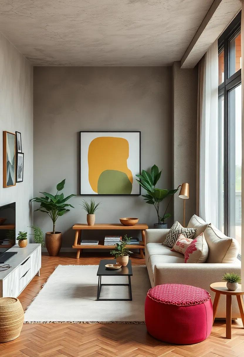 Pair classic ⁢mid-century modern‍ furniture with bohemian textiles for relaxed ​sophistication